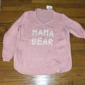 Wooden ships Mama Bear sweater